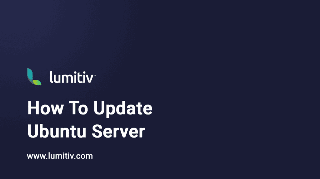 How to Update Ubuntu Server