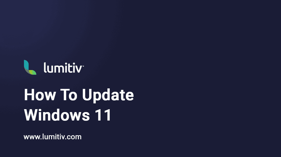 How to Update Windows 11